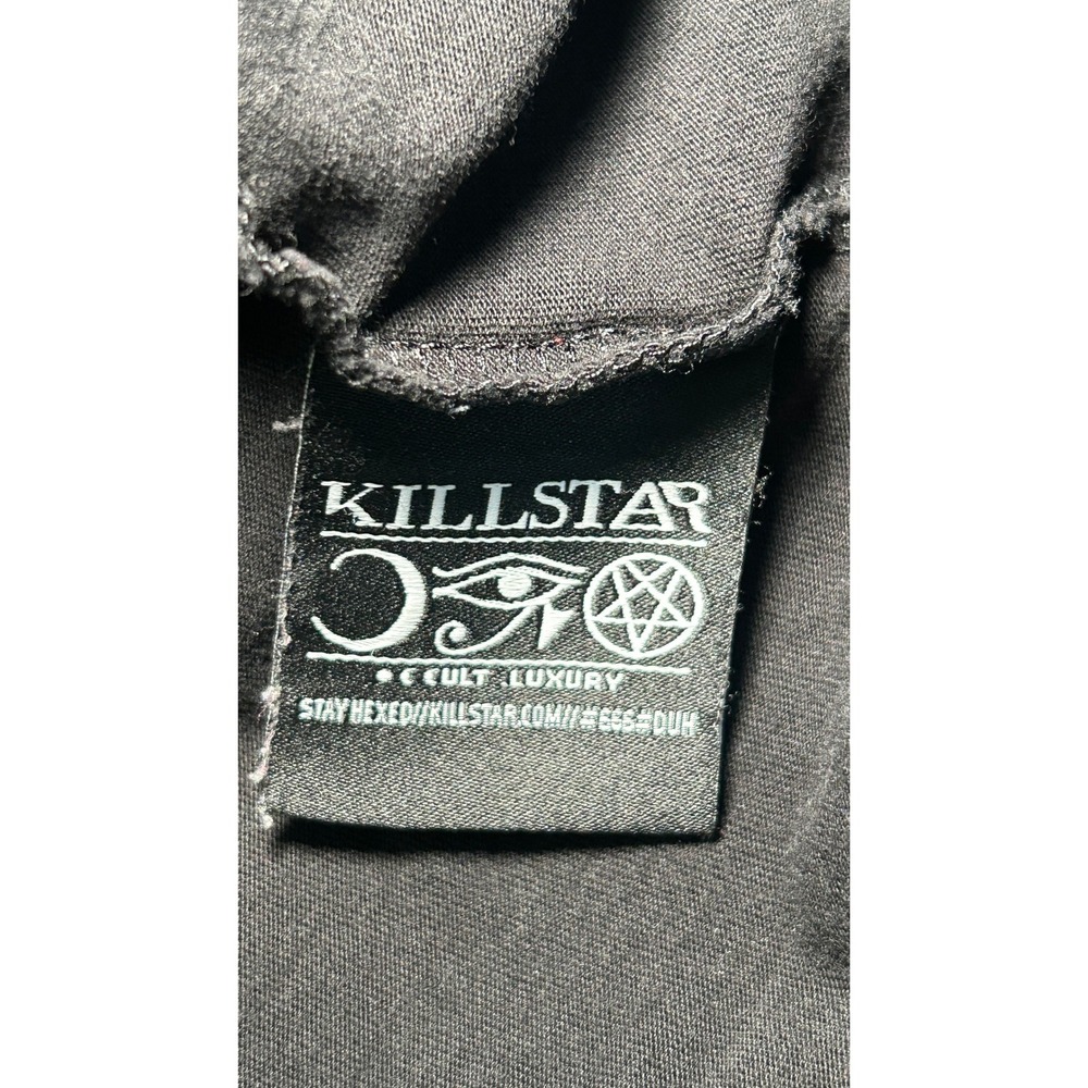 Killstar Long Sleeve T-Shirt Baphomet Occult Graphic Size M Black Goth Alt Shirt - Picture 6 of 9